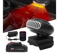 2026 NEW Battery Operated Heaters for Indoors, Indoor Heater for Power Outage, With USB, Portable Space Heater With Anti-Tilt, Quiet Long Heating, Portable for Car/Camping, Indoor Use (5 batteries)