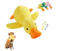 2026 New Calming Duck, Interactive Plush Duck, Interactive Dog Toy with Quack Sound and Crazy Crinkle,Yellow Ducks Dogs Toys, for Puppies, Small & Large (Medium-1pcs)