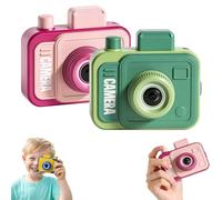 2026 New Camera Double Prank Water Gun for Pranks Battle Waters Camera Fight,Family Outdoor Water Fighting Games,Reverse & Forward Splash Battle,Game for Parties & Summer Fun for Kids (pink&green)