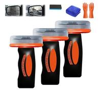 2026 New Car Window Cleaner, Handheld Glass Oil Film Remover, Oil Film Remover for Car Windshields and Windows, Remove Stains and Brighten, for Windows, Mirrors, Glass Surfaces (3pcs)