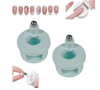 2026 New Cat Eye Magnet for Nails,2 in 1 Versatile Magnet Tool Set for Nails,Diverse Glassy Cat eye Effect for Cat Eye Gel Polish (Green, 2PCS)