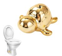 2026 New Ceramic Turtle Knob, Ceramic Toilet Bolt Caps Decorative, Ocean Bathroom Decor Toilet Bolt Caps, Decorative Replacement ToiletScrew CoverCaps, Flat Bottom Anti-Slip