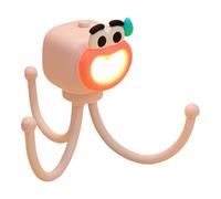 2026 New Changeable Shape Funny Sportsman Night Light, Cute DIY Shape Mini Night Light Octopus Lamp Indoor Nightstand for Adults Boys Girls Room Christmas Decor (Pink)