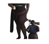 2026 New Compression Band & One Seam Option,The Original Magic One-Seam Shaping Fleece Lined Leggings,Plus-Size Warm Bare-Leg Tights,Women Shaping Snatch Waist Stay Warm (Dark, M/L)