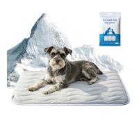 2026 New Cooling Mat for Dogs, Self Cool Dog Bed Mats with Ice-Silk Polyester, Non Gel, Non-Slip Washable Pet Cooling Pad for X-Large, Summer Indoor Outdoor Floor ， Gray：S-51 * 41cm
