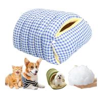 2026 New Cozy Monster Cat Bed, Thickened and Warm Enclosed Pet Bed, Cave Style Cozy Hideaway with Removable Washable Cover & Anti-Slip Base for Cats Small Dog (D, M)