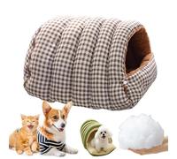 2026 New Cozy Monster Cat Bed, Thickened and Warm Enclosed Pet Bed, Cave Style Cozy Hideaway with Removable Washable Cover & Anti-Slip Base for Cats Small Dog (F, S)