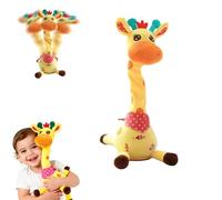 2026 New Dancing Giraffe Toy,Talking Dancing Singing Giraffe Toy,Volume Control Talking Singing Plush with for Kids Toddlers 0-6 Year Old,Rechargeable Battery (Yellow)