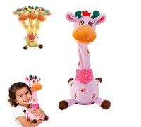 2026 New Dancing Giraffe Toy,Talking Dancing Singing Giraffe Toy,Volume Control Talking Singing Plush with for Kids Toddlers 0-6 Year Old,Rechargeable Battery (Pink)