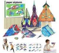 2026 New DIY Paper Airplane Book - 12 Creative Folding Papers Planes, 36 Colorful Origami Papers, Creative Designs and Fun Tear-Out Projects, Great Gifts for Boys and Girls (1)