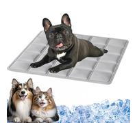 2026 New Dog Cooling Mat, Non Toxic Gel Self Cooling Pad for Small Dogs & Cats in Summer, Durable Pet Cool Mat Ideal for Bed, Sofa, Crate, Car and Outdoor Garden (Grau, S/40 * 40cm)