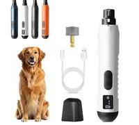 2026 New Dog Dsilent Groom Pro Nail Grinder Silent Groom Pro Quiet Electric Pets Nail File Silent Motor with LED Light & 5 Speeds Suitable for Any Pet or Nails (Blue)