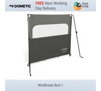 2026 New Dometic Poled Break Rest 1 Single Panel Caravan Motorhome Windbreak