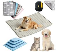 2026 New Durable Pet Cool Mat, for Dogs Cats in Hot Summer (light gray-XL)