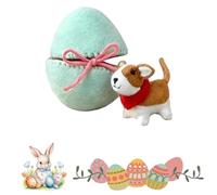 2026 New Easter Arrivals - Handmade Wool Felt Surprise Easter Eggs with Hidden Toy, Ideal for Reusable Easter Baskets (G)