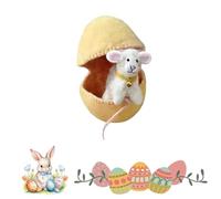 2026 New Easter Arrivals - Handmade Wool Felt Surprise Easter Eggs with Hidden Toy, Ideal for Reusable Easter Baskets (C)
