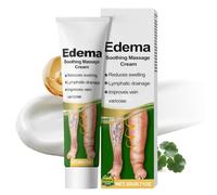 2026 New Edema Soothing Cream, Swell Clear Lymphatic Drainage Massage Cream, Anti Swelling Cream for Legs, Naturally Reduce Swelling, Effectively Reduce Leg Discomfort for All Skin Types (1PC)