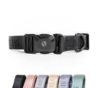 2026 New Edition, Fei & Eve MagEase Dog Collar - Patented Magnetic Buckles | Fur-Safe | Premium 210D Nylon | 450LB Escape-Proof | Adjustable Fit | Large (Black)