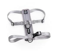 2026 New Edition, Fei & Eve Moxie H-Shape Dog Harness | Ultra-Lightweight & Durable Design | Easy On-Off | No Pull Control | Adjustable & Breathable Nylon | Soft Padded Lining, Twilight Gray, M