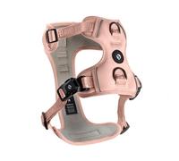 2026 New Editions, Fei and Eve Cloud MagEase Dog Harness, Quick-Release Buckles, Reflective, 3-Point No-Pull Control, Breathable Mesh, Adjustable Fit, Large, Blush