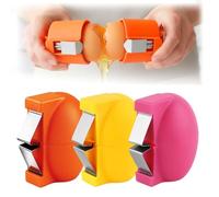 2026 New Egg Shell Opener No Mess Easy Egg Cracker Tool Handheld Egg Shell Remover Universal Egg Peeler for Hard Boiled Eggs Kitchen Gadgets (3PCS)