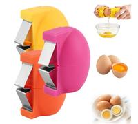 2026 New Egg Shell Opener, Stainless Steel Egg Cracker Tool, Multifunctional Eggs Separator for Raw and Hard Boiled Eggs Peeler Shell Remover, Kitchen Gadget (3pcs)