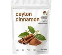 2026 New El-orita Ceylon Cinnamon Softgels with MCT Oil, 300 Softgels, True Ceylon Cinnamon Supplement, Non-GMO, Gluten Free, Gentle Daily Wellness Support (1pcs)
