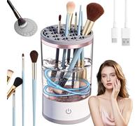 2026 New Electric Make Up Brush Cleaner, Electronic Makeup Brush Cleaner Machine, Portable USB Automatic Cosmetic Brush Cleaner Cosmeticbrushes Cleanertool for All Size Beauty (1 Set)