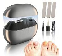 2026 New Electric Nail Clippers for Toenails, 3 in 1 Automatic Electric Nails Clipper, Automatic Nail Trimmer with Light & Nails Scraps Storage, Toenail Clippers for Thick Toenails/Extra Hard (Black)