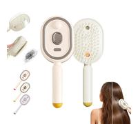 2026 New Electric Spray Air Cushion Comb For Women, Multi-function Massage Mist Comb, Rechargeable Detangling & Anti-frizz Hair Brush,Nourishes Dry Hair,Reduces Static, Portable Home Spa Treatment(c)