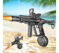 2026 New Electric Water Guns for Adults Kids, Automatic Water Gun With LED Lights, Ultra-Long Range, Ultra-Long Standby, 320CC Large Capacity Water Guns (Grey)