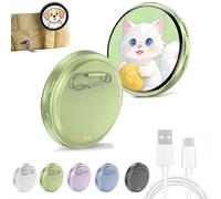 2026 New Electronic Badge Digital Display Pin,Magnetic Dynamic Touch Screen Cool ID Card Badges for Anime,Football Fans,Cosplay & Concert Gifts (Green)