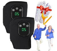 2026 New Emsence Triple Therapy Foot Massager,Em Sense Foot Massage,Advanced Foot Renew Triple Method Massager,3-Level Heat & Massage Adjustable (Black, 2PCS)