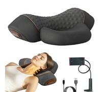 2026 New Fisiorest 3 in 1 Neck Massager, Neck Massager for Neck Pain, 26° Stretch Decompresses Your Spine, Naturally Prevent or Relieve Office Work Neck Pain, Just 15 Minutes a Day(Dark Gray)