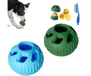 2026 New Futterball Hund, Leckerball Hunde Befüllbar, Robust Snackball Hund, Kann Nachgefüllt Werden, Spülmaschinenfest, Leicht Zu Befüllen, Leicht Zu Reinigen, Und Mundhygiene Fördernd (2PCS-B)