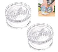2026 New Garlic Mincer, Clear Manual Garlic Twister and Ginger Mincer Tool, Multi-Functional Mincer & Grinder for Onion, Ginger, Herbs, Nuts, Impact Resistant Kitchen Gadget