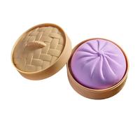 2026 New Giant Glitter Dumpling, Giant Dumpling Squishy, Cute Anxiety Relief Fidget Toy, Jumbo Squishy With Steamer Box, Cute Anxiety, Soft Squeeze Decompression Dough for Adults Teens Kids (B Large)