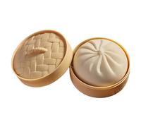 2026 New Giant Glitter Dumpling, Giant Dumpling Squishy, Cute Anxiety Relief Fidget Toy, Jumbo Squishy With Steamer Box, Cute Anxiety, Soft Squeeze Decompression Dough for Adults Teens Kids (C Large)