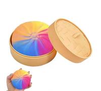 2026 New Giant Glitter Dumpling,Mystery DumplingsSquishy,Cute Dumplings Squishiest with Steamer Box,Cute Anxiety Relief Fidget Toy,Squeeze Dough Ball Stress Relief Hand Toys for Adults Teens