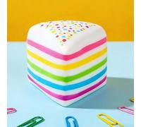 2026 New Giant Glitter Dumpling, Rainbow Mystery Squishies Bun,Giant Mystery Dumpling Squishy Stress Ball with Steamer Box, Cute Anxiety Relief Fidget Toy for Adults Teens & Kids (Cake, 12*10cm)