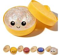 2026 New Glitter Dumpling Squishy - Glitter Dumpling Squishy Box, Dumplings Squi shy, Soft Squeeze Decompression Dough for Stress Relief and Sensory Play, Anxiety Relief Fidget Toys (#A)
