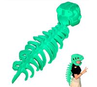 2026 New Glow-in-the-dark dinosaur costume, 3D Skeleton Design, dinosaur skeleton plush costume, it will glow continuously for 3-6 hours,for parties,entertainment, and role-playing, 45.28 Inches.