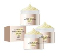 2026 New Glow Velvet Priming Moisture Cream, Makeup Gripping Primer, Velvety Finish Face Primer & Moisturizer, Moisturizing & Nourishing Skincare for Soft Radiant Skin, Suitable for All Skin
