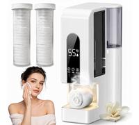 2026 New Hot Face Towel Dispenser, 5s Fast Hot Auto Compressed Towels Wamer Heater Machine with 100 Towels, Disposable Towel Heater,55°c Constant Temperature, for Spa Home Salon (Heater+40 Towels)