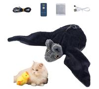 2026 New Interactive Flapping Bird Cat Toy - Rechargeable Interactive Flying Owl with Chirping Sounds & 3 Modes, Stimulating Play for Indoor Cats, Boredom Relief & Hunting Instinct Toy (Bat)