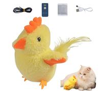 2026 New Interactive Flapping Bird Cat Toy - Rechargeable Interactive Flying Owl with Chirping Sounds & 3 Modes, Stimulating Play for Indoor Cats, Boredom Relief & Hunting Instinct Toy (Chick)