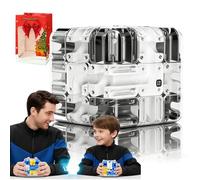 2026 New Labyrinth 3D Puzzle Maze Cube, 3D Rolling Ball Maze Cube with Color-Match Ball, Engaging Brain Teaser Toy, Puzzle 3D MazeGames, Educational Focus Game Gift for Family Gatherings (C#)