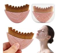 2026 New Lymphatic Drainage Brush, Lymphatic Face Brush, Chin & Jawline Sculpting, Lymphatic Contour Face Brush, Ergonomic Design, Fit The Skin Precisely and Relieve Fatigue (Pink 1PCS)