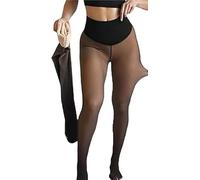 2026 New Magic Fleece-Lined Shaping Tights for Women, Plus-Size Snatch Waist, One-Seam Compression Leggings, Stay Warm, Lift & Shape Butt, Bare-Leg Look(Tan,XS-S)