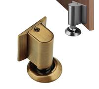 2026 New Magnetic Door Stoppers for Bottom of Door, Security Doorstopper for Inside Door, Heavy Duty Adhesive Door Stop Wedge Door Catch Holder to Keep Door Open (Beige) Yellow